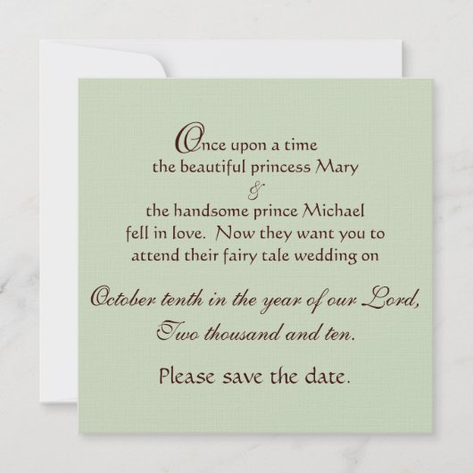 Steampunk en gele rozen save the date (Voorkant)