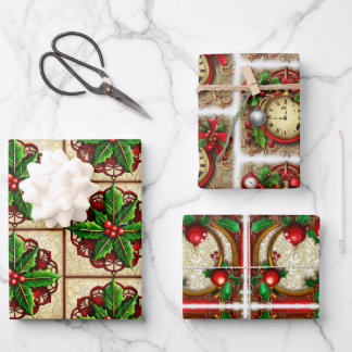 Steampunk en Holly Inpakpapier Vel