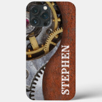 Steampunk Engineer Mechanical Gears Rusty Metal