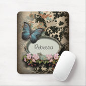 steampunk Ephemera floral Butterfly Victoriaans Muismat (Met muis)