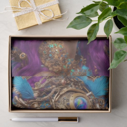 Steampunk Ephemera Tissue Paper Tissuepapier (Geschenk)
