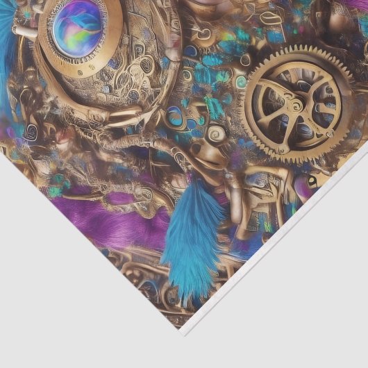 Steampunk Ephemera Tissue Paper Tissuepapier (Detail)