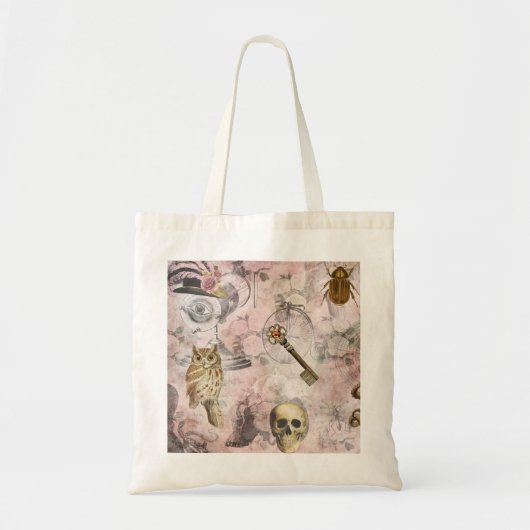 Steampunk Ephemera Tote Bag (Voorkant)