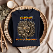 Steampunk Explorer in het City of Gears T-Shirt