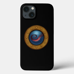Steampunk Explorer onderzeeboot Porthole Octopus Case-Mate iPhone Case