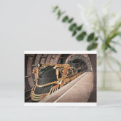 Steampunk Express Briefkaart (Staand voorkant)