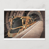 Steampunk Express Briefkaart (Voorkant)