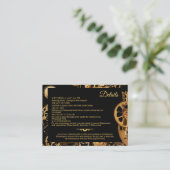 Steampunk Extravaganza  Clockwork Wedding E Informatiekaartje (Staand voorkant)