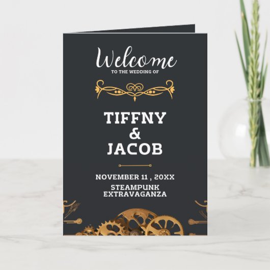 Steampunk Extravaganza  Cogs Flat Program Programma (Voorkant)