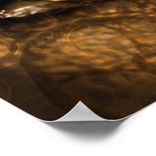 Steampunk Eye Gears  Victoriaans Poster (Hoek)