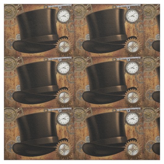 Steampunk Fabric Stof (Swatch)