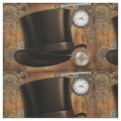 Steampunk Fabric Stof (Close Up)