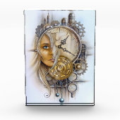 Steampunk Face in Time Fotoblokken (Voorkant)