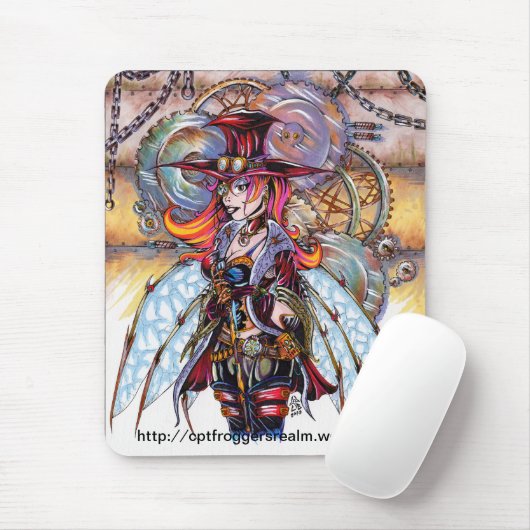 Steampunk Faerie Muismat (Met muis)