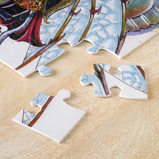 Steampunk Faerie Puzzle Legpuzzel (Zijkant)