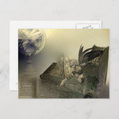 Steampunk Fairy Briefkaart voor hoger leren (Voorkant / Achterkant)