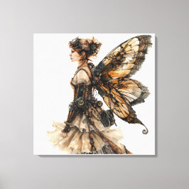 Steampunk Fairy Canvas Afdruk