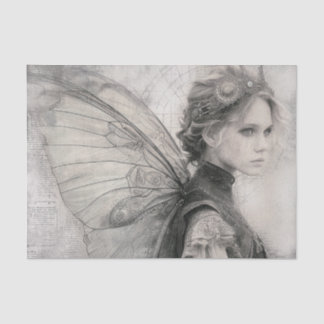 Steampunk Fairy Decoupage Tissue Paper Tissuepapier