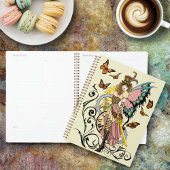 Steampunk Fairy Gele Klok Gears Planner