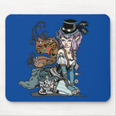 Steampunk Fairy Girl Mousepad Muismat (Voorkant)