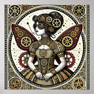 Steampunk Fairy Poster