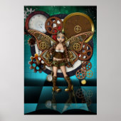 Steampunk Fairy Poster Fantasy Art (Voorkant)