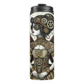 Steampunk Fairy Thermosbeker (Voorkant)