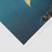 Steampunk Fairy Zeemeermin op vis Decoupage Tissuepapier (Detail)