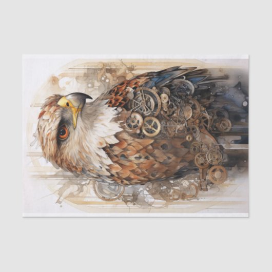 Steampunk Falcon 2 Decoupage papier (Voorkant)