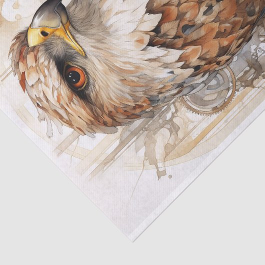 Steampunk Falcon 2 Decoupage papier (Detail)