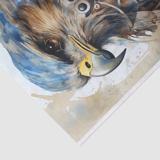 Steampunk Falcon 4 Decoupage papier (Detail)