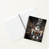 Steampunk Falcon Spiral-Notitieboek Notitieboek (Binnen)