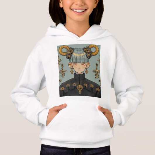Steampunk Fantasy Anime Girl (Voorkant)