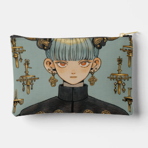  Steampunk Fantasy Anime Girl Etui