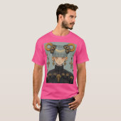 Steampunk Fantasy Anime Girl T-shirt (Voorkant volledig)