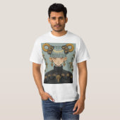 Steampunk Fantasy Anime Girl T-shirt (Voorkant volledig)