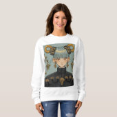 Steampunk Fantasy Anime Girl Trui (Voorkant volledig)