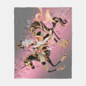 Steampunk Fantasy Art Fleece Deken (Voorkant)