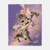 Steampunk Fantasy Art Fleece Deken (Voorkant)