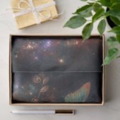 Steampunk Fantasy Cat Butterflies Decoupage Tissuepapier (Geschenk)