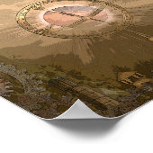 Steampunk Fantasy City Poster (Hoek)