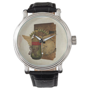 Steampunk Fantasy Collage Watch Horloge