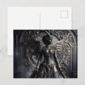 Steampunk Fantasy Darkness Demon Fashion  Briefkaart (Voorkant / Achterkant)