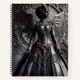 Steampunk Fantasy Darkness Demon Fashion  Notitieboek