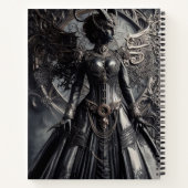 Steampunk Fantasy Darkness Demon Fashion Notitieboek (Achterkant)