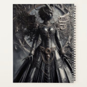 Steampunk Fantasy Darkness Demon Fashion  Planner (Achterkant)
