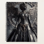 Steampunk Fantasy Darkness Demon Fashion  Planner (Voorkant)