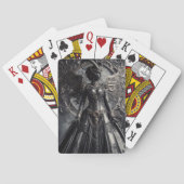 Steampunk Fantasy Darkness Demon Fashion  Pokerkaarten (Achterkant)