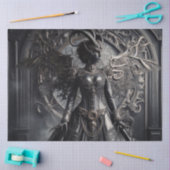 Steampunk Fantasy Darkness Demon Fashion  Tissuepapier (Craft)