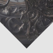 Steampunk Fantasy Darkness Demon Fashion  Tissuepapier (Detail)